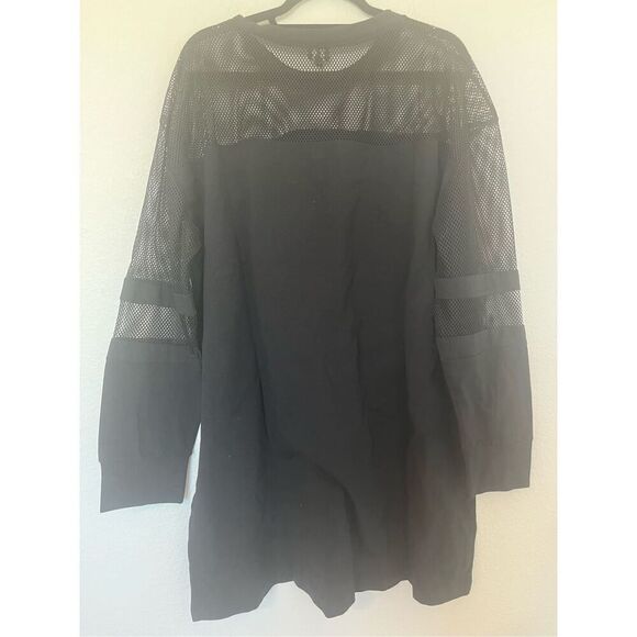 NWT - PSK Collective Remixed Long Sleeve Jersey Dress in Black - Picture 5 of 5